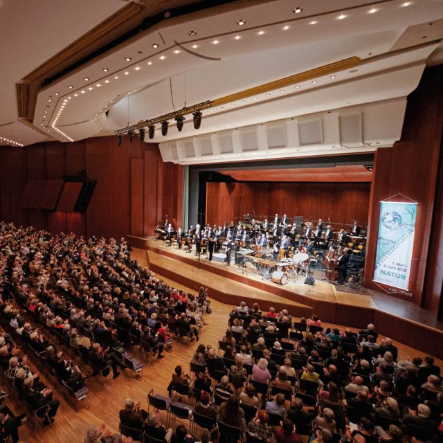 Das Graf-Zeppelin-Haus in Friedrichshafen ist Spielstätte des Bodenseefestival