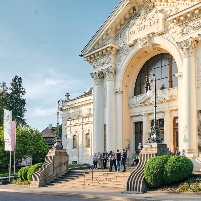 Das Konzerthaus in Ravensburg ist Spielstätte beim Bodenseefestival