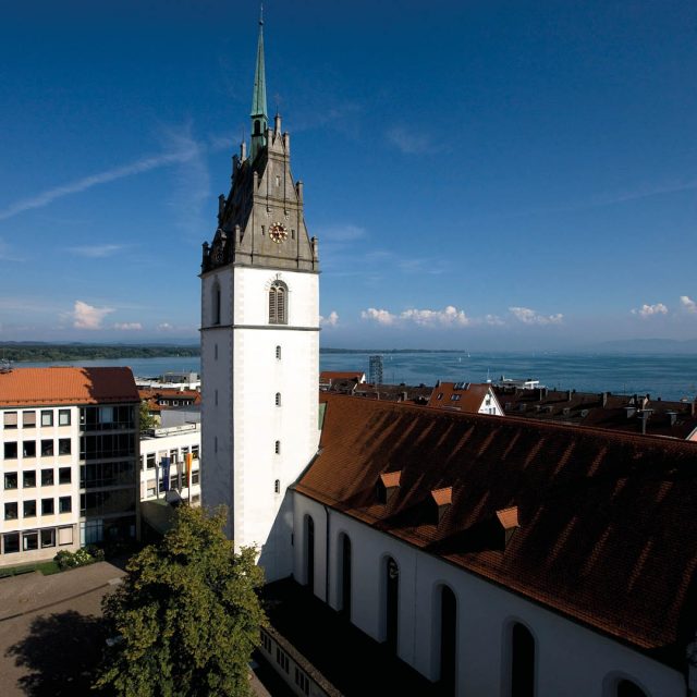 Die St. Nikolaus Kirche in Friedrichshafen ist Veranstaltungsort beim Bodenseefestival