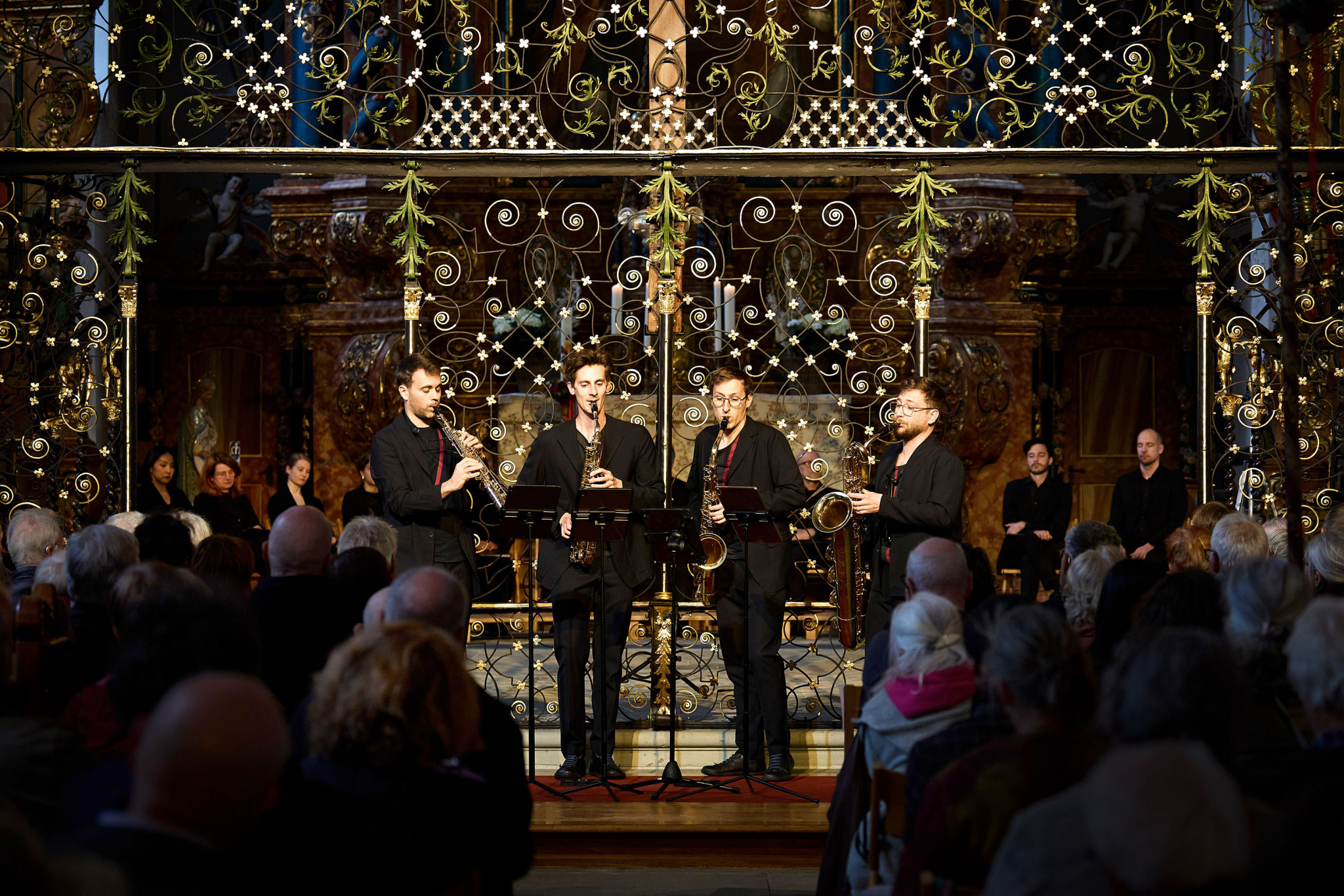 Das Ensemble in Residence Kebyart spielte in der Klosterkirche in Münsterlingen.