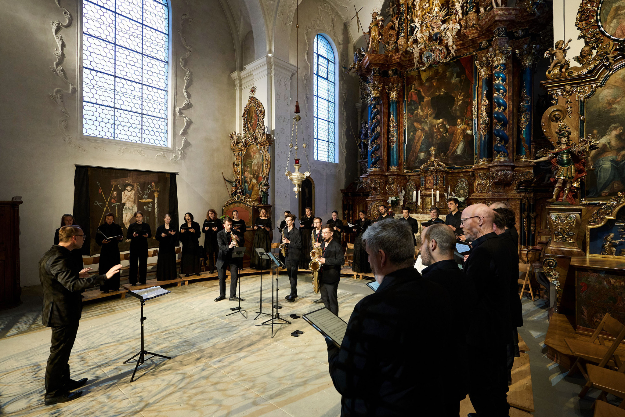 Gemeinsam mit Kebyart ist das ensemble cantissimo in Münsterlingen zu hören gewesen.